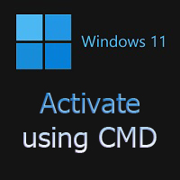 Windows 11 Activation CMD/Batch