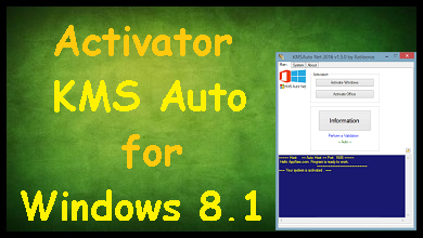Photo of Activator for Windows 8.1 KMSAuto