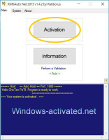Instruction for activator KMS Auto . Activation Windows 8.1