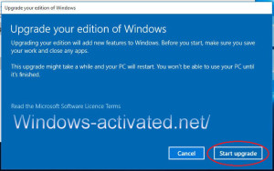 instruction for activation windows 10 