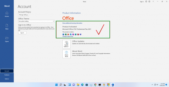 Activate Office 2021 Using CMD