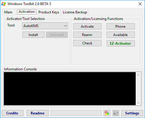 Microsoft Toolkit Windows Activator
